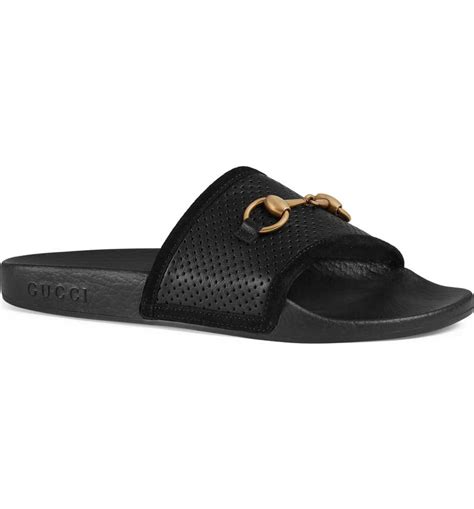 gucci pursuit horsebit slide|gucci slides nordstrom.